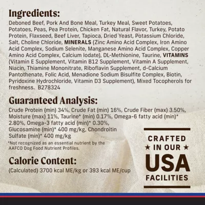 Product Merrick® Backcountry® Raw Infused Hero's Banquet Adult Dry Dog Food - Grain Free, Beef & Turkey