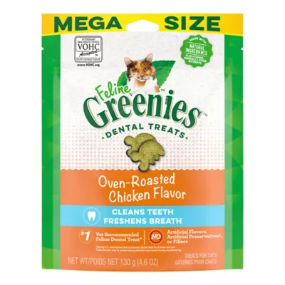 Product Greenies™ Feline Greenies Adult Cat Dental Treats - Dental Care, Natural, Chicken