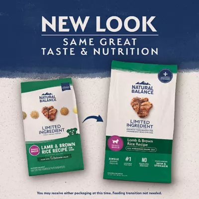 Product Natural Balance Limited Ingredient With-Grain Small Breed Adult Dry Dog Food - Lamb & Brown Rice