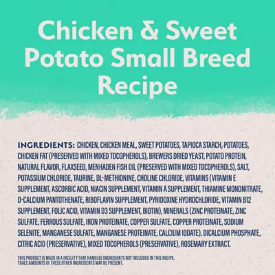 Product Natural Balance Limited Ingredient Small Breed Adult Dry Dog Food - Chicken & Sweet Potato