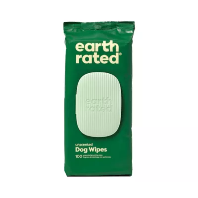 Product Earth Rated Unscented Dog Wipes, 100 Count