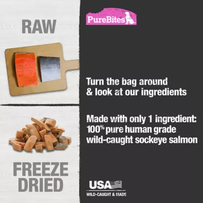 Product Purebites® Freeze Dried Dog Treat - Salmon