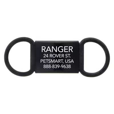 Product TagWorks® Black Personalized Pet ID Tag