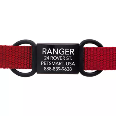 Product TagWorks® Black Personalized Pet ID Tag