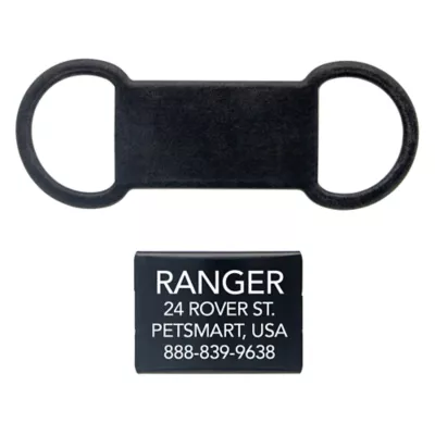 Product TagWorks® Black Personalized Pet ID Tag