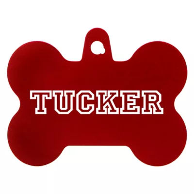 Product TagWorks® Red Bone Personalized Pet ID Tag