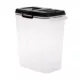 Product Top Paw® Plastic Food Storage Container with Dual-Sided Lid and Built-In Scoop, BPA-Free