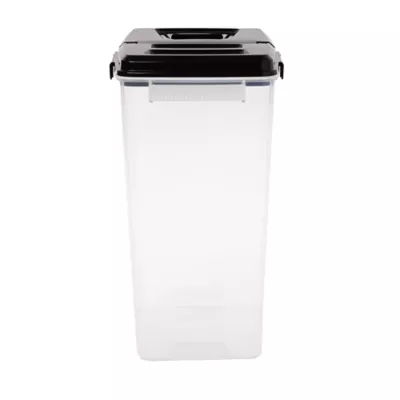 Product Top Paw® Plastic Food Storage Container with Dual-Sided Lid and Built-In Scoop, BPA-Free