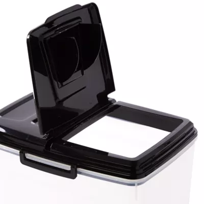 Product Top Paw® Plastic Food Storage Container with Dual-Sided Lid and Built-In Scoop, BPA-Free