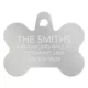 Product TagWorks® Silver Bone Personalized Pet ID Tag