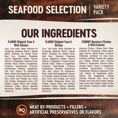 Product Wellness® Signature Selects Adult Cat Wet Food - Seafood Selections, Variety Pack, 8 CT, 22.4 OZ