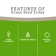 Product ExquisiCat Litter Clumping Multi-Cat Grass Seed Cat Litter - Unscented, Low Dust, Natural