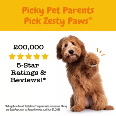Product Zesty Paws 8-in-1 Multivitamin Supplement for Dogs - Chicken Flavored Soft Chews - 90 Count