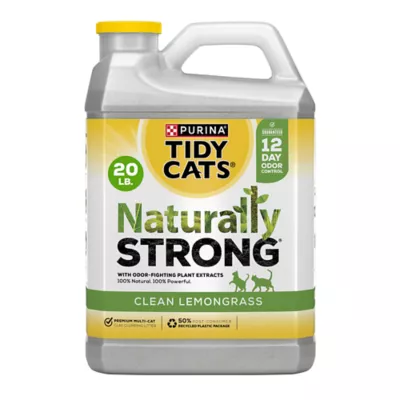 Product Purina® Tidy Cats® Naturally Strong Clumping Multi-Cat Clay Cat Litter - Clean Lemongrass Scent