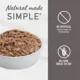 Product Simply Nourish® Shreds in a Creamy Sauce Kitten Wet Cat Food - Natural, With Grain
