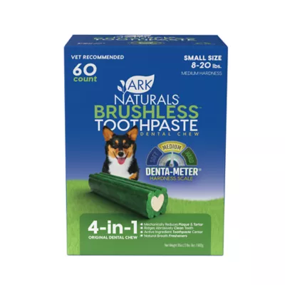 Product Ark Naturals® Brushless Toothpaste 4-in-1 Small Dog Dental Treats - 60 Count