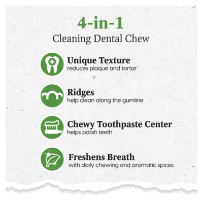 Product Ark Naturals® Brushless Toothpaste 4-in-1 Small Dog Dental Treats - 60 Count