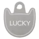 Product TagWorks® Cat Face Personalized Pet ID Tag Silver