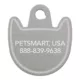 Product TagWorks® Cat Face Personalized Pet ID Tag Silver