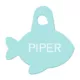 Product TagWorks® Blue Fish Personalized Pet ID Tag