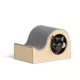 Product Whisker City® Modern Curvy Cat Scratcher with Toy