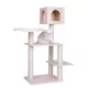 Product Armarkat 50-in Premium Scots Pine Real Wood Condo & Cat Tree, Tan