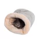 Product Armarkat Sage Green Faux Suede Warm Sleeping Cave Cat Bed