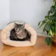Product Armarkat Sage Green Faux Suede Warm Sleeping Cave Cat Bed
