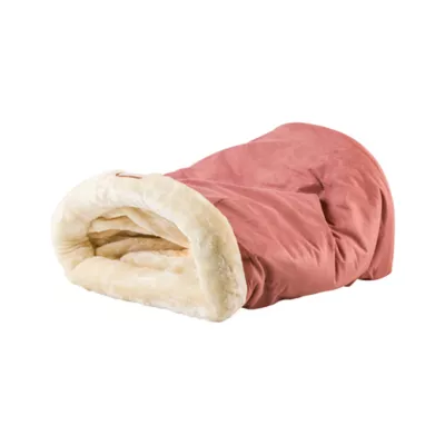 Product Armarkat Mocha Faux Suede Warm Sleeping Cave Cat Bed