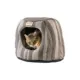 Product Armarkat Gray & Silver Stripe Cave Cat Bed