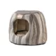 Product Armarkat Gray & Silver Stripe Cave Cat Bed