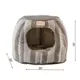 Product Armarkat Gray & Silver Stripe Cave Cat Bed