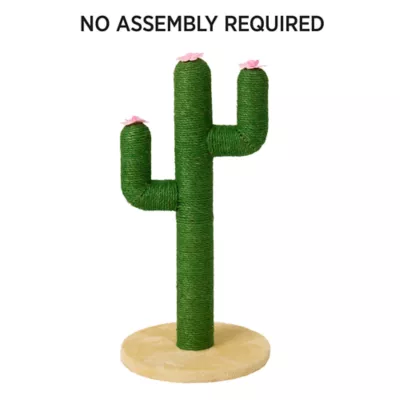 Product Whisker City® 26-in Green Cactus Cat Scratching Post