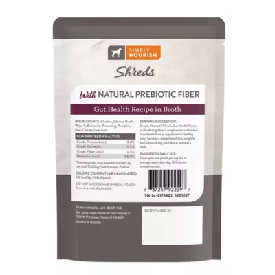 Product Simply Nourish® Natural Solutions Gut Health All Life Stage Dog Meal Topper - 3 Oz.,