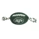 Product Pets First New York Jets Football Rope Dog Toy