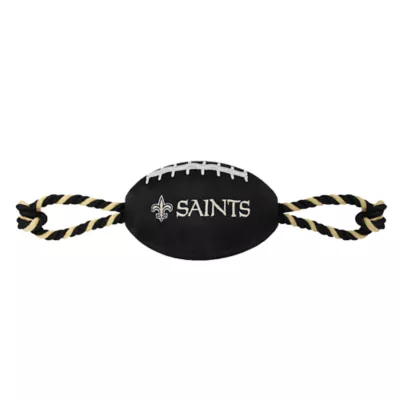 Product Pets First New Orleans Saints Football Rope Dog Toy