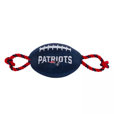 Product Pets First New England Patriots Football Rope Dog Toy