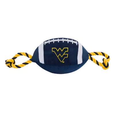 Product Pets First West Virginia University Football Rope Dog Toy
