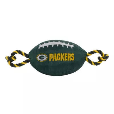 Product Green Bay Packers Football Rope Dog Toy