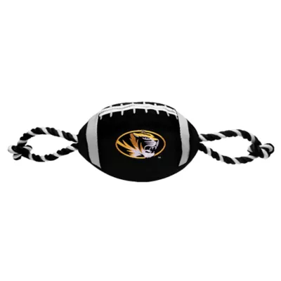 Product Pets First University of Missouri Football Rope Dog Toy