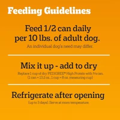Product Pedigree® High Protein All Life Stage Wet Dog Food - Chopped, 12 Count, Variety Pack