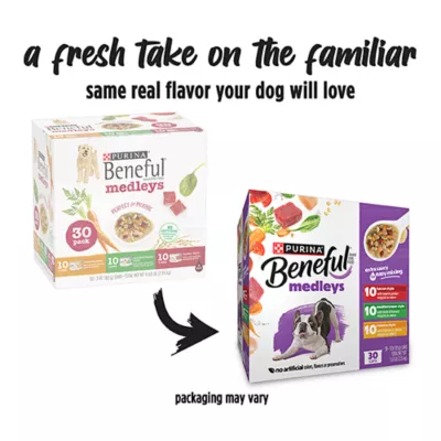 Product Purina® Beneful® Medleys Adult Dog Wet Food - 3 Oz, 30 Count