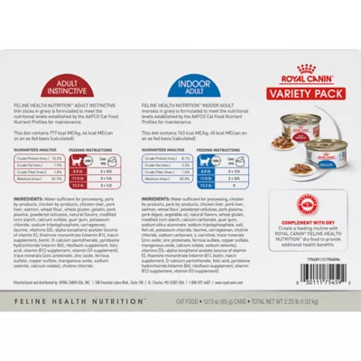 Product Royal Canin Indoor/Instinctive Adult Wet Cat Food Variety Pack - 12 CT, 36 OZ