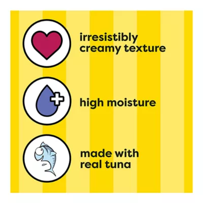 Product Temptations™ Creamy Purée Lickable Adult Cat Treats - Puree, Tuna