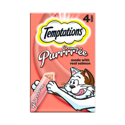 Product Temptations™ Creamy Purée Lickable Adult Cat Treats - Salmon