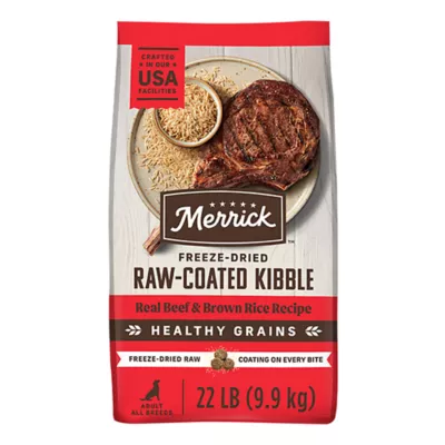 Product Merrick® Healthy Grains Raw-Coated Kibble Adult Dry Dog Food - Real Beef & Brown Rice