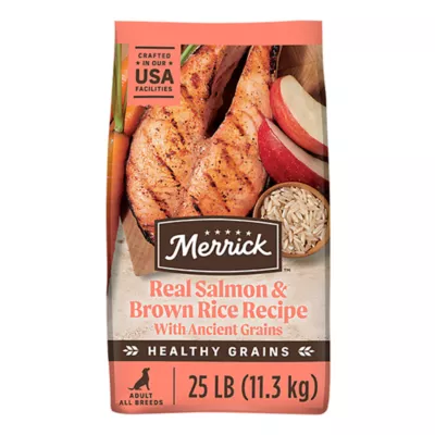 Product Merrick® Healthy Grains® Adult Dry Dog Food - Real Salmon & Brown Rice with Ancient Grains