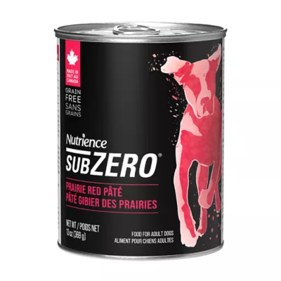 Product Nutreince SubZero Wet Dog Food - Prairie Red, Beef Pâté, Grain Free, 13 oz