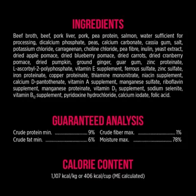 Product Nutreince SubZero Wet Dog Food - Prairie Red, Beef Pâté, Grain Free, 13 oz