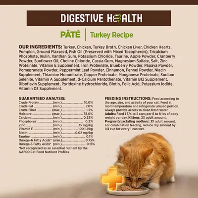 Product Wellness® CORE® Adult Cat Food Digestive Health, Grain Free, Turkey
